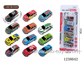 6.8CM pull back car set 6PCS