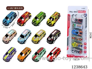 6.8CM pull back car set 6PCS