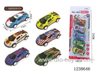7.2CM pull back car set 5PCS