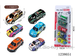 7.5CM pull back car set 5PCS