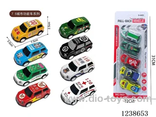 7.5CM pull back car set 5PCS