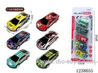 7.5CM pull back car set 5PCS