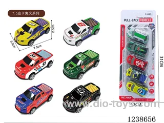 7.5CM pull back car set 5PCS
