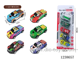 7.5CM pull back car set 5PCS