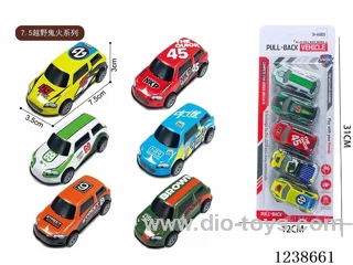 7.5CM pull back car set 5PCS