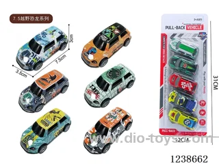 7.5CM pull back car set 5PCS