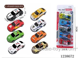 8.6CM pull back car set 5PCS