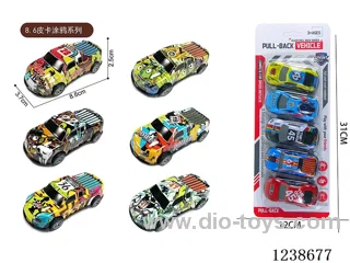 8.6CM pull back car set 5PCS