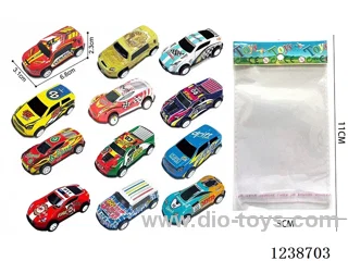 6.8CM pull back car set mixed