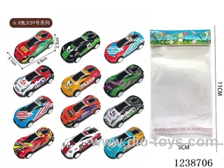 6.8CM pull back car set