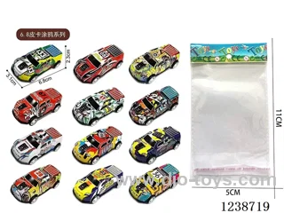 6.8CM pull back car set