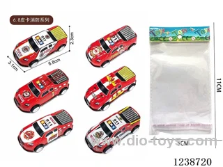 6.8CM pull back car set