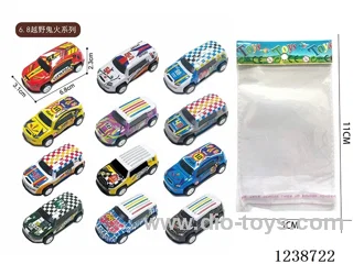 6.8CM pull back car set