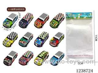 6.8CM pull back car set