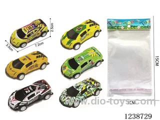 7.2CM pull back car set mixed