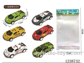 7.2CM pull back car set