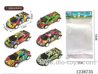 7.2CM pull back car set