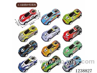 6.8CM pull back car set