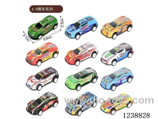 6.8CM pull back car set