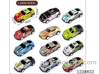 6.8CM pull back car set