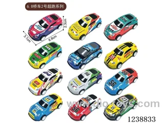 6.8CM pull back car set
