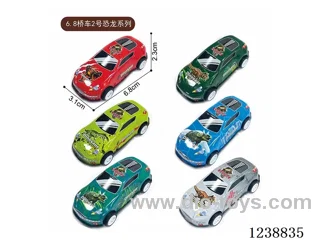 6.8CM pull back car set