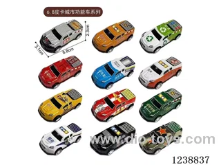6.8CM pull back car set
