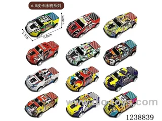 6.8CM pull back car set