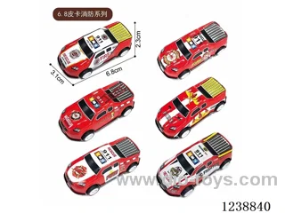 6.8CM pull back car set