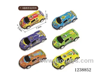 7.2CM pull back car set