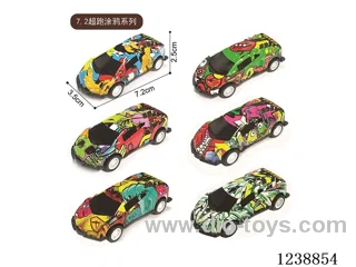 7.2CM pull back car set