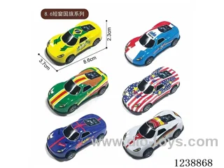 8.6CM pull back car set