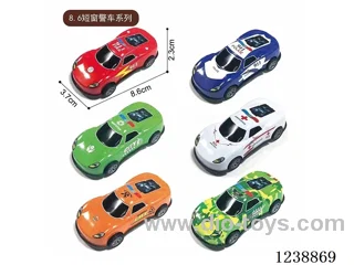 8.6CM pull back car set