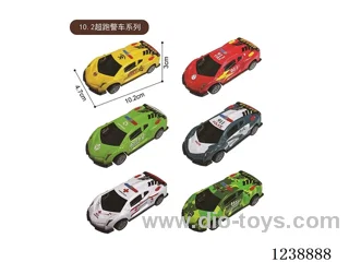 10.2CM pull back car set