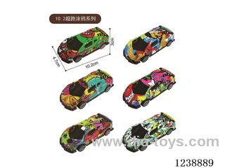 10.2CM pull back car set