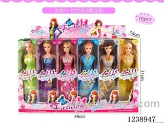 11.5 inch Barbie 6 styles mixed