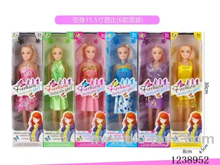 11.5 inch Barbie 6 styles mixed