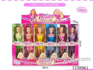 11.5 inch Barbie 6 styles mixed