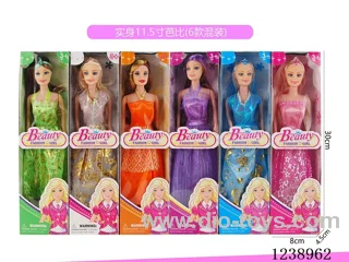 11.5 inch Barbie 6 styles mixed