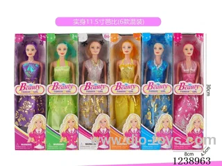 11.5 inch Barbie 6 styles mixed