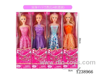 11.5 inch Barbie 4 styles mixed