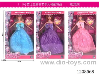 11.5 inch Barbie set 3 styles mixed