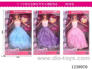 11.5 inch Barbie set 3 styles mixed