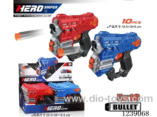 soft bullet gun set 10PCS