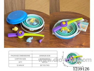 Magnetic Fishing Folding Bucket Set
