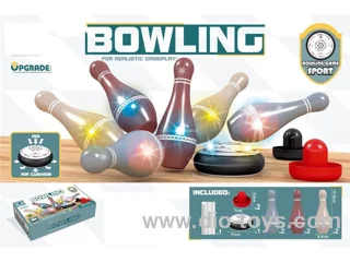 Ice hockey puck vs. bowling ball 6pcs