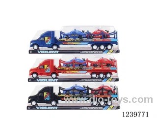 inertia towing rail with car 2PCS