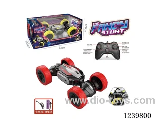 26CM Twisted Lighted and Horned Climbing Stunt Bike (2.4G included battery)