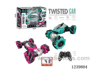 26CM torsion with light horn traversing stunt car (2.4G included battery)