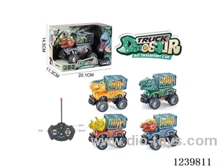 4ch with lights dino transporter (27Mhz not included battery)